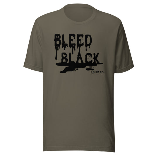 Bleed Black Unisex t-shirt