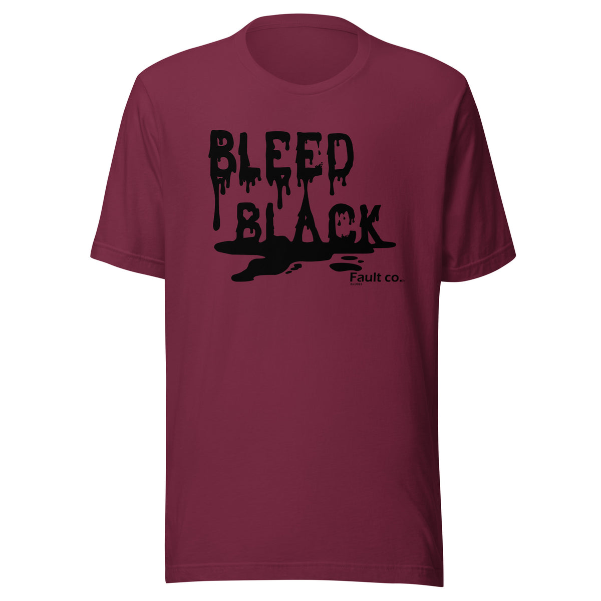 Bleed Black Unisex t-shirt